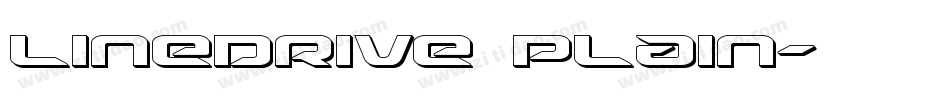 LineDrive Plain字体转换
